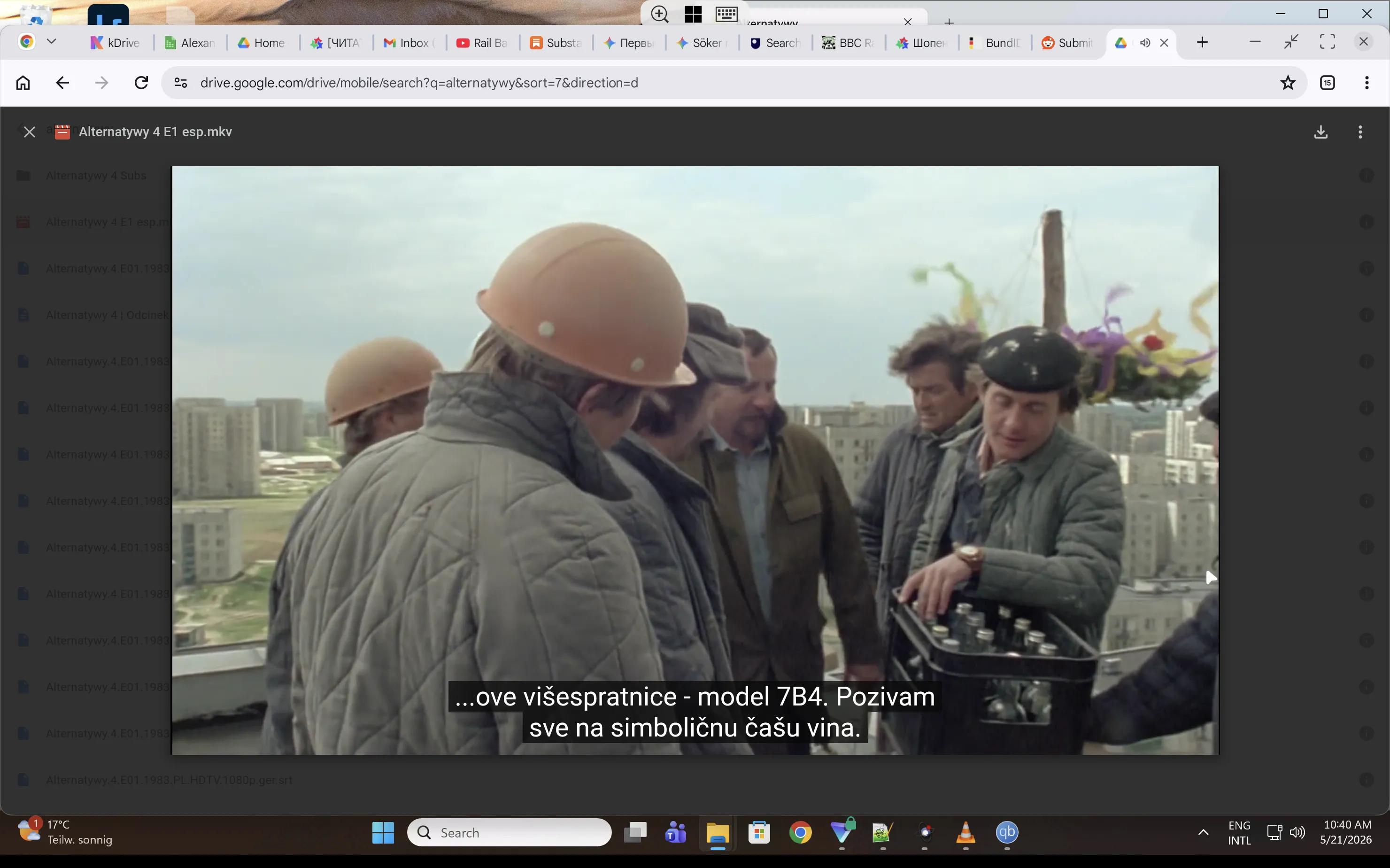 Nasze Alternatywy 4 w exporcie, ktoś przetłumaczył je na serbski 🙂