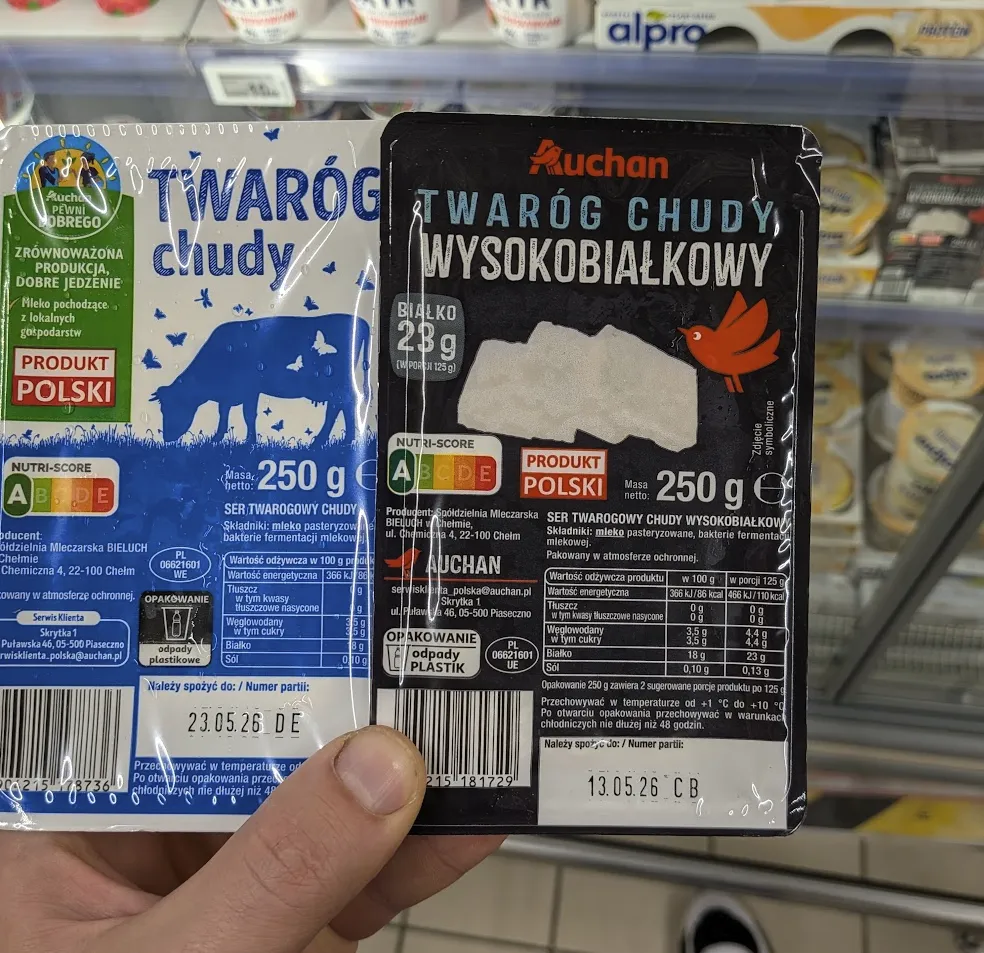 Auchan Polska i ich produkty ✨ p r o t e i n o w e ✨