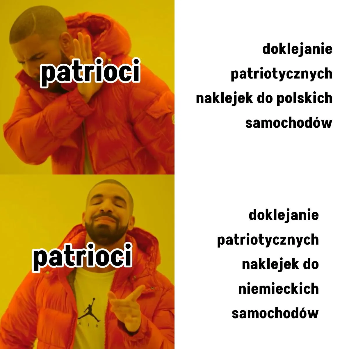 Niby stary format memów z 2019 ale dalej prawda