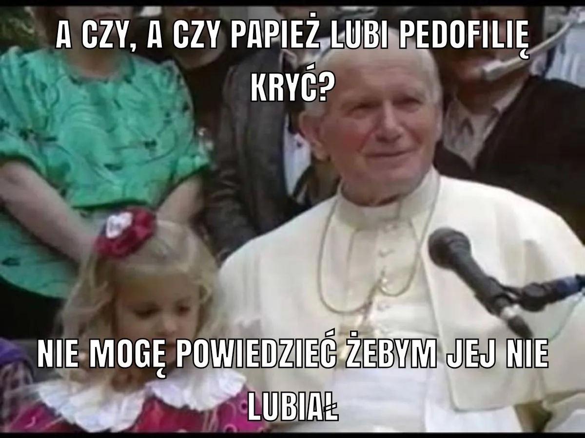 ksiądz na innej już zakrystii dziatki jebał będzie w cycki