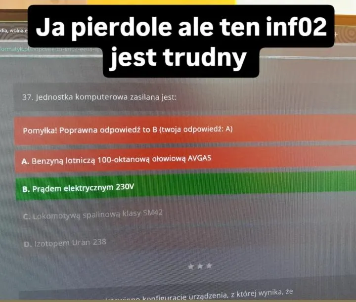 Kolega ma problem z inf02