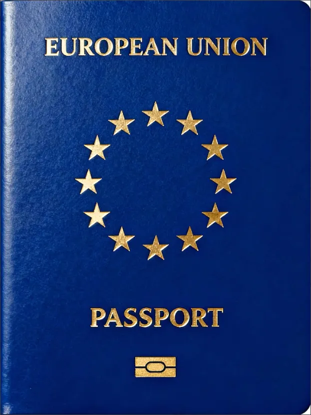 Niebieski paszport Unii Europejskiej. Co sądzicie? podpiszecie?