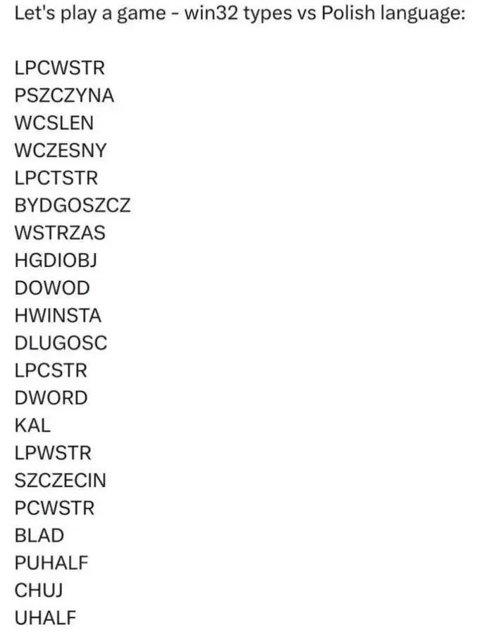 win32OrPolishWord