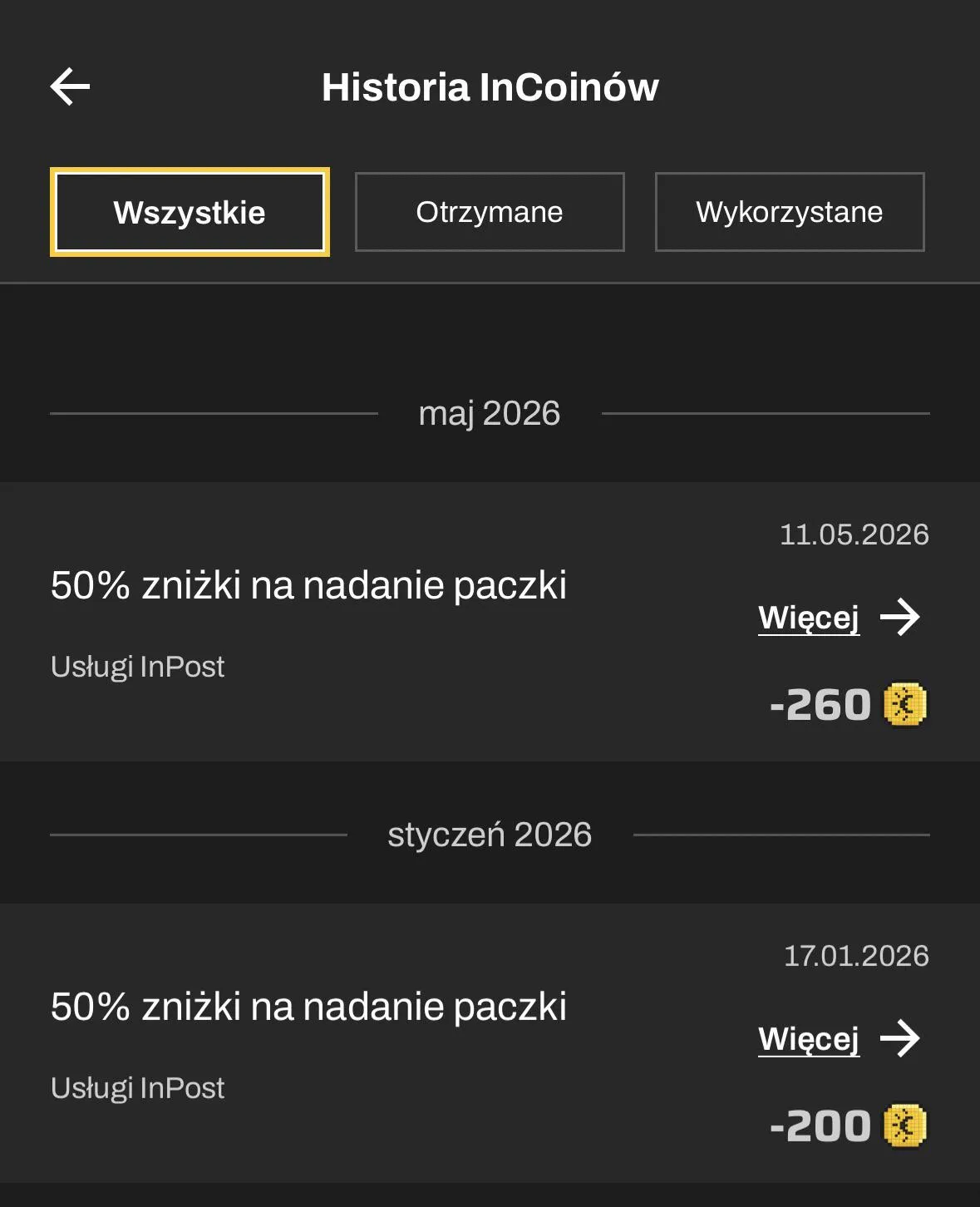Inflacja InCoinów InPostu