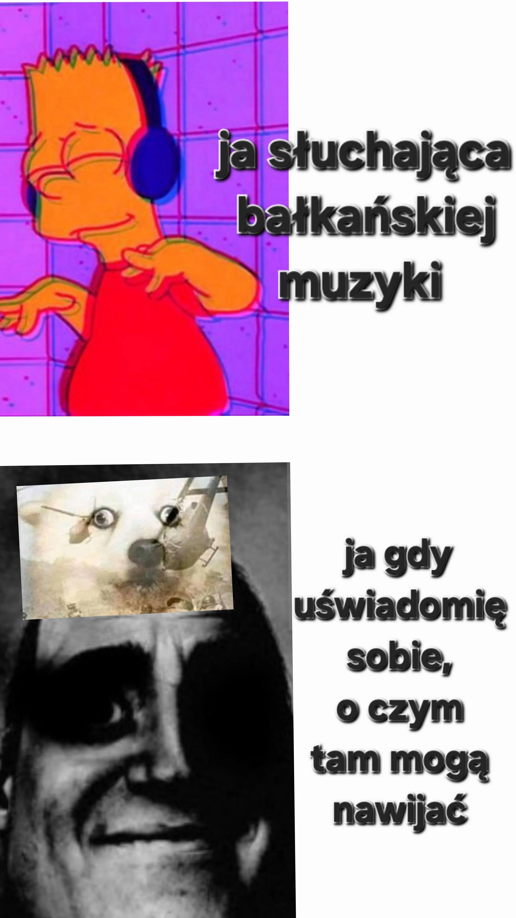 Bałkańska (lub jak kto woli jugosławiańska) muzyka z lat 90tych be like: