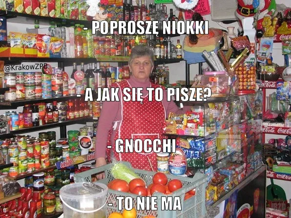 Było pytać o kopytka