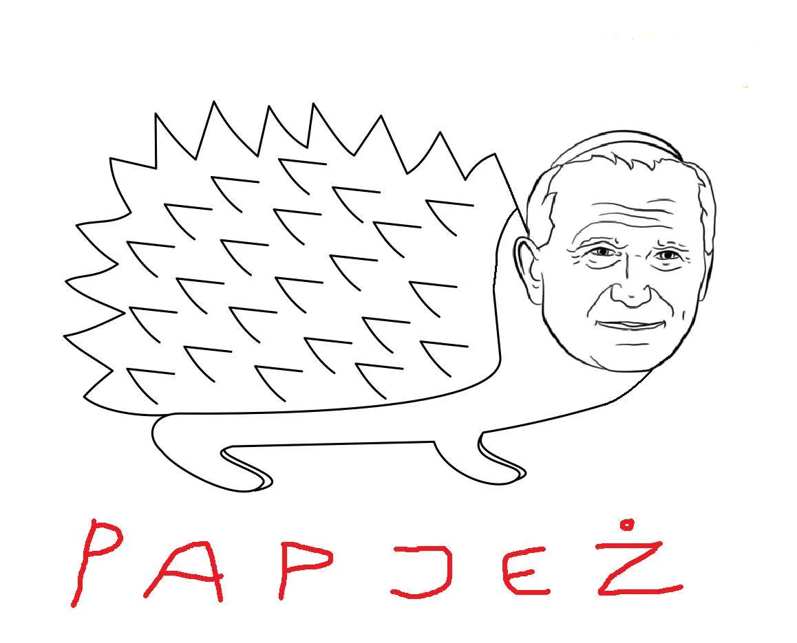 Czy można kolorowankami czcić papieża?