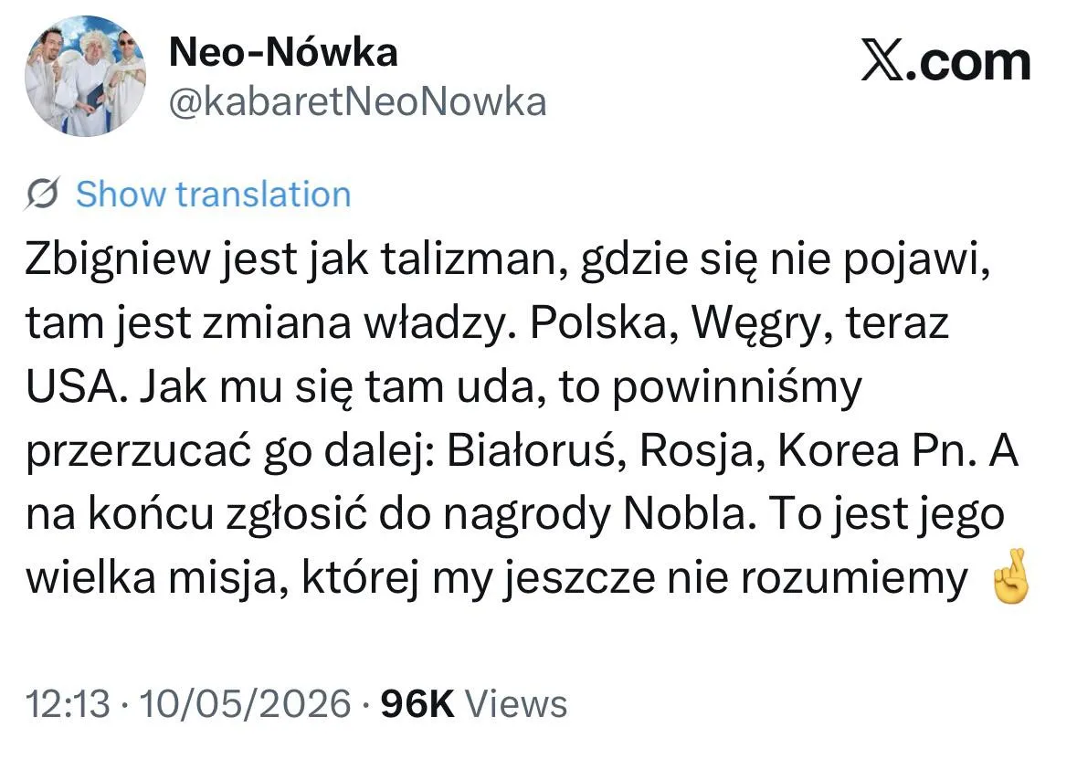 Zbigniew jest jak talizman