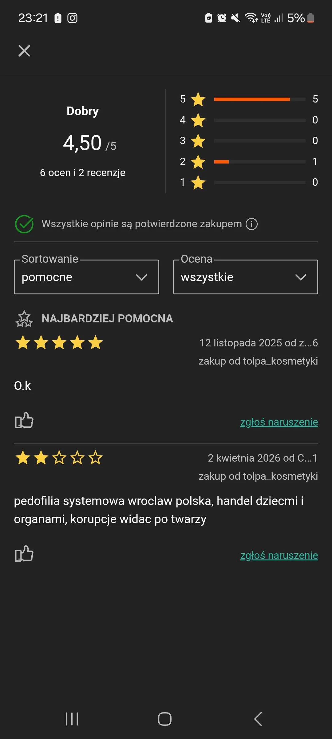 Jeszcze świeży