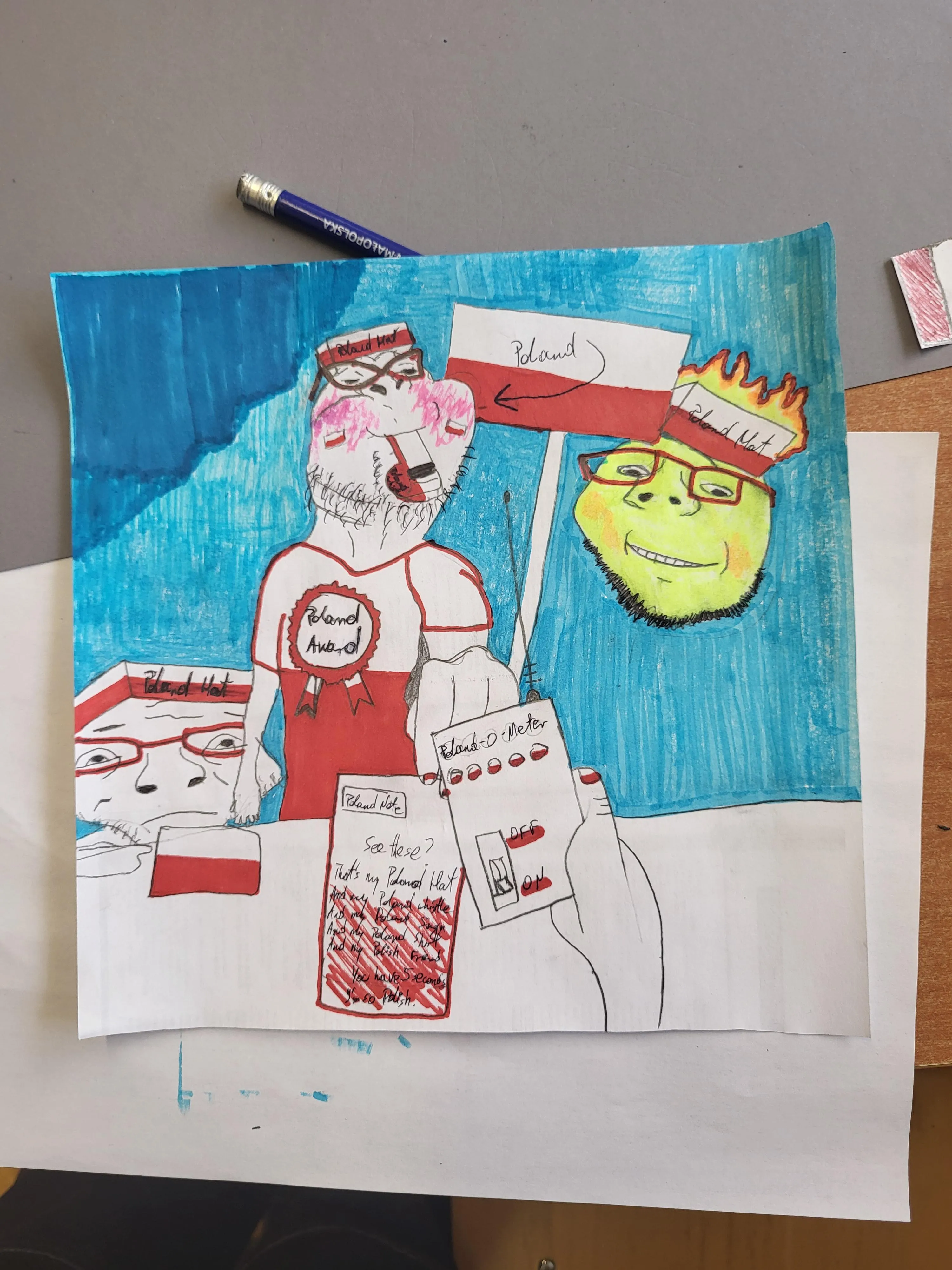 Kolegowie bo pani na hinskim w szkolę kazała plakat zrobić