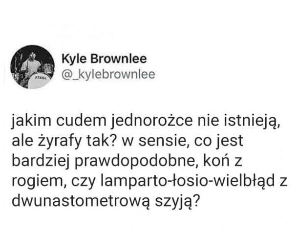 Dobre pytanie jednorożce