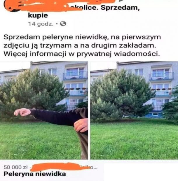 Peleryna niewidka