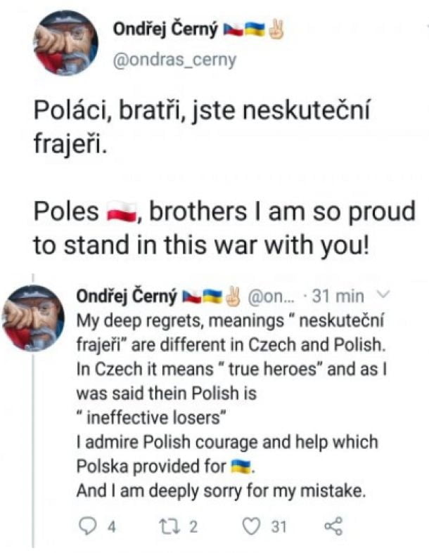 U nas brzmi to źle