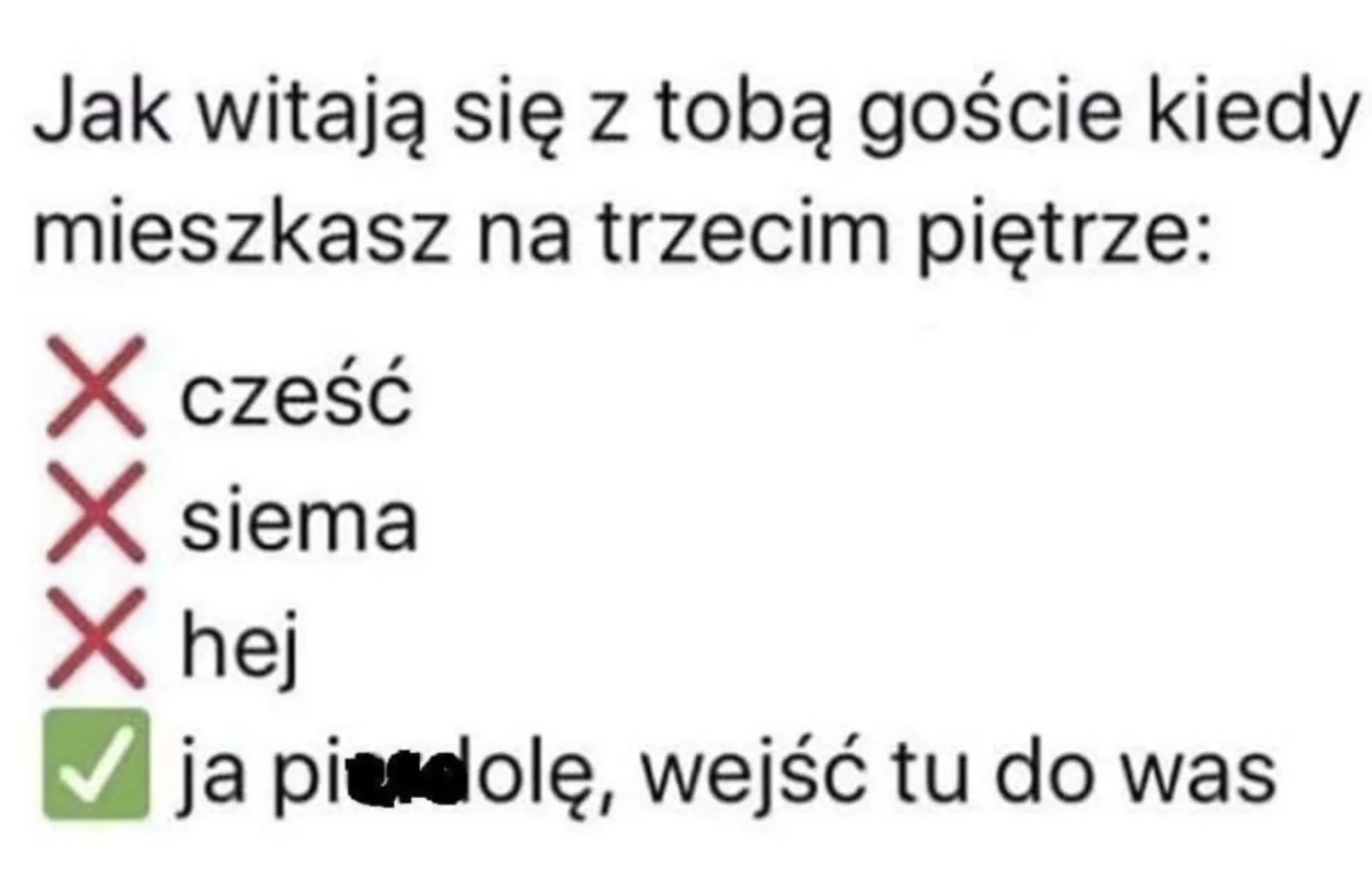 Czwarte bez windy, potwierdzam 😂