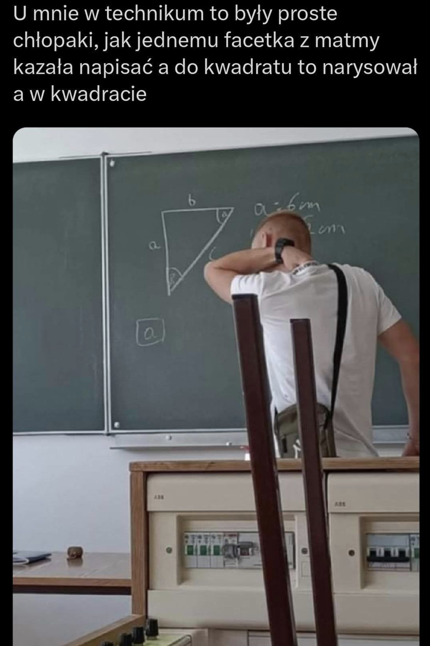 ma być a kwadracie – jest a w kwadracie.